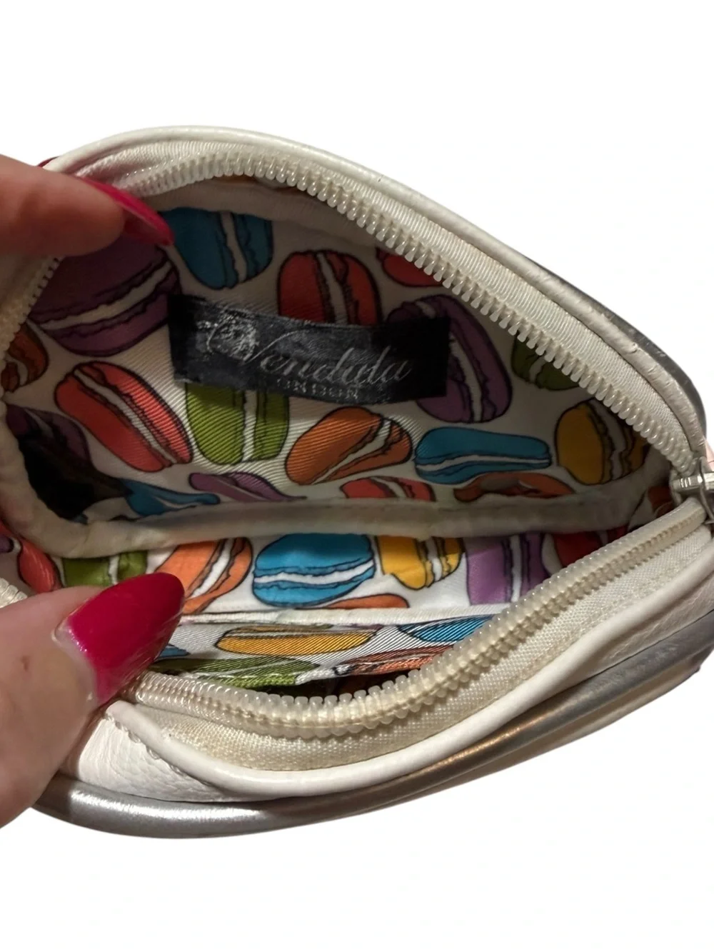Vendula London Pink and Silver Caravan Camper Coin Purse